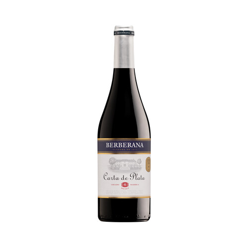 CARTA DE PLATA  Vino tinto con IGP Vinos de la Tierra de Castilla botella de 75 cl.