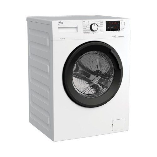 Lavadora BEKO WTA 8612 XSW 8KG, clasificación energética: C, 1200RPM, H: 84cm, A: 60cm, F: 59cm.