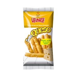 Imagen de VELARTE Salaqueso Emmental Palitos de pan con queso 65 g.