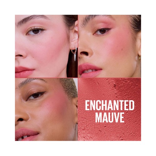 MAYBELLINE Cloudtopia tono 08 Enchanted mauve Colorete mousse para labios y mejillas, acabado mate difuminado.