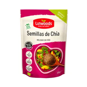 LINWOODS Semillas de Chía molidas BIO LINWOODS 200 g.