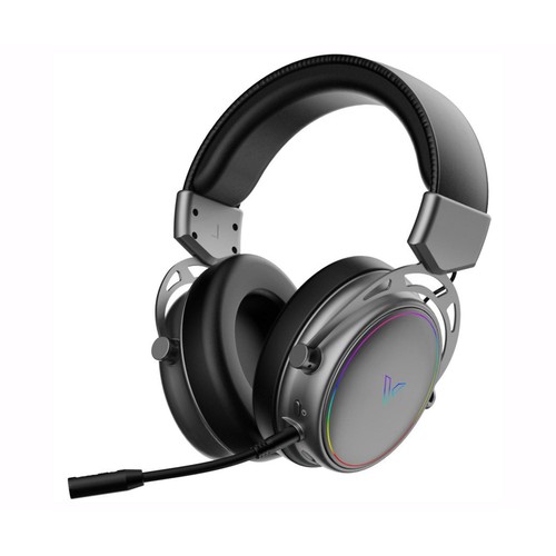 Auriculares diadema gaming RAPOO VH800 226364, bluetooth, color negro y gris, 46 horas de autonomía, cancelación de ruido