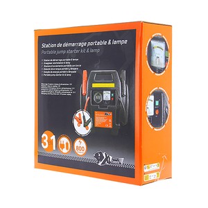 Imagen de Arrancador batería portátil de 800A, 12A/H, 12V,  XLPT Booster 800 A.