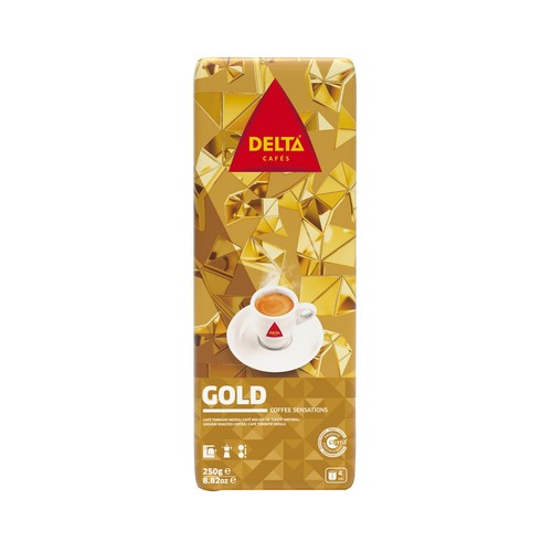 DELTA Gold Café molido natural, 250g.
