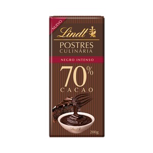 Imagen de LINDT Chocolate postres negro intenso, 70 % cacao 200 g.