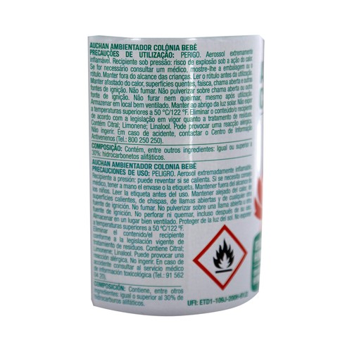 PRODUCTO ALCAMPO Ambientador en spray con aroma a colonia de bebe 250 ml