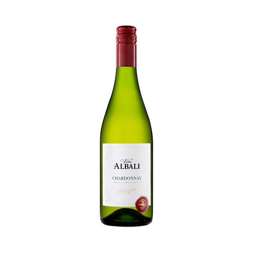 VIÑA ALBALI  Vino blanco Chardonnay con IGP Vinos de la Tierra de Castilla VIÑA ALBALI  botella de 75 cl.