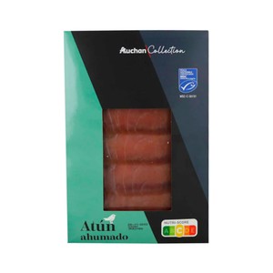AUCHAN Atún ahumado msc 80 g.t Producto Alcampo