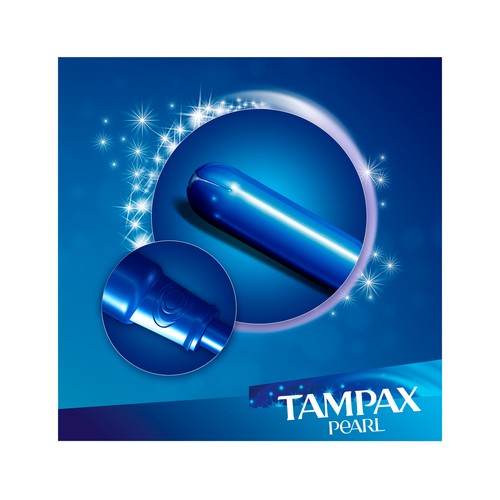 TAMPAX Tampones ligeros con aplicador TAMPAX Pearl 18 uds.