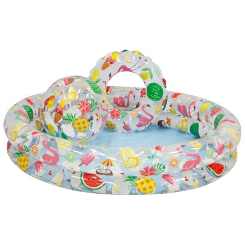 Conjunto Hinchable de Piscina + Pelota + Flotador. INTEX.