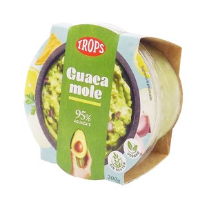 TROPS Guacamole con un 95% de aguacate 150 g.