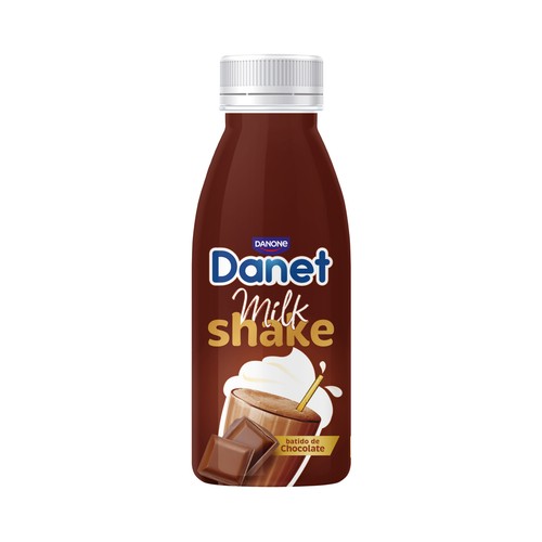 DANET Milkshake Batido de chocolate 250 ml.