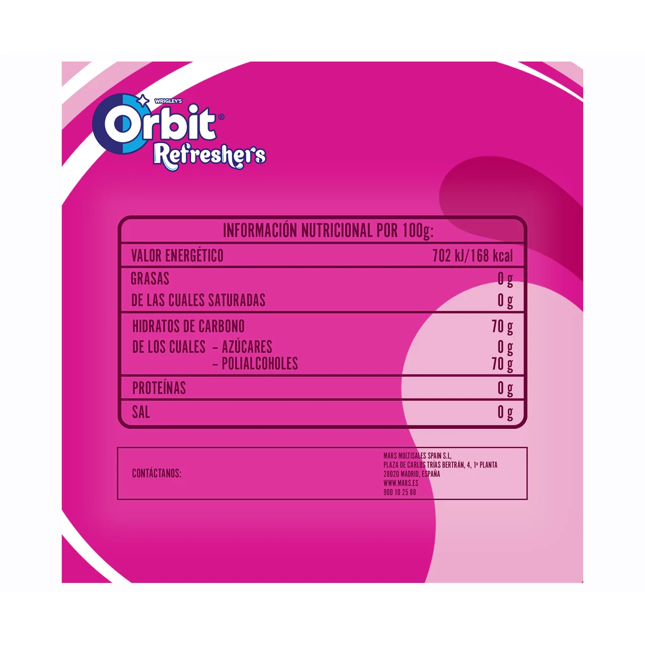 Refreshers Chicles 30 uds x 67 g.