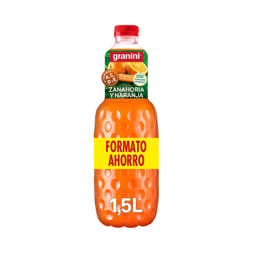 GRANINI Bebida de naranja y zanahoria GRANINI Clásico 1,5 l.