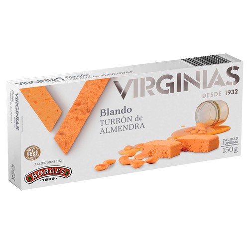 VIRGINIAS Turrón blando almendra 150 g.
