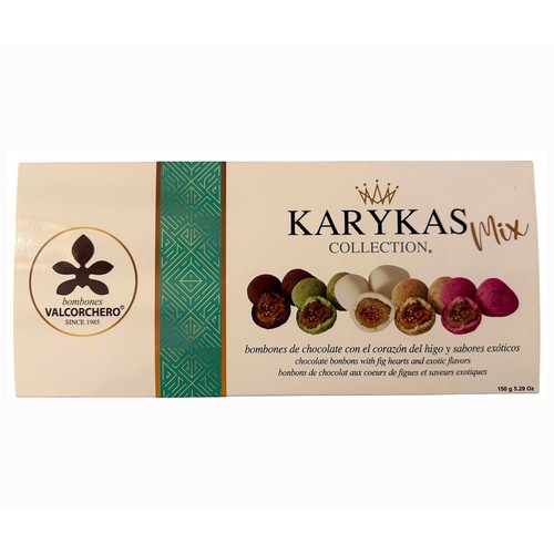 VALCORCHERO Bombones surtidos sabores exóticos karykas 150 g.