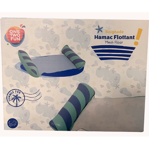 Colchoneta red flotante 120x72x17cm  ONE TWO FUN.