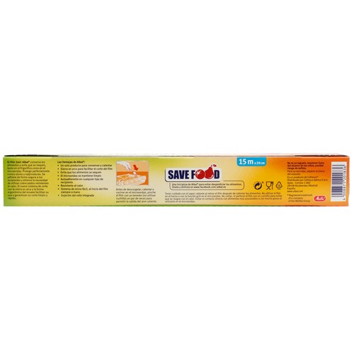 ALBAL Film 2 en 1 conservación y microondas ALBAL 15 mts.