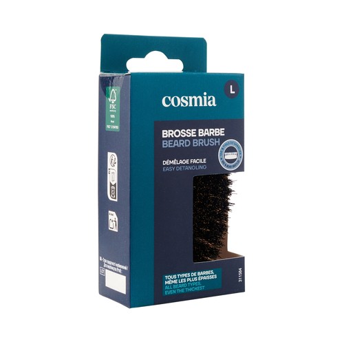 COSMIA Cepillo desenredante para todo tipo de barbas, incluso densas.