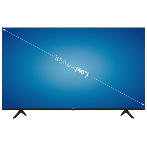 Televisión 101,06cm (40") LED HISENSE 40A4BG FULL HD, SMART TV, WIFI, TDT HD, USB reproductor, 2HDMI, 900HZ.