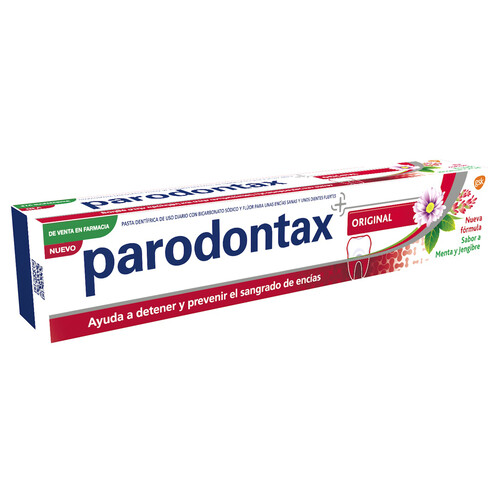 PARODONTAX Pasta de dientes con flúor que ayuda a detener el sangrado de las encías PARODONTAX 75 ml.