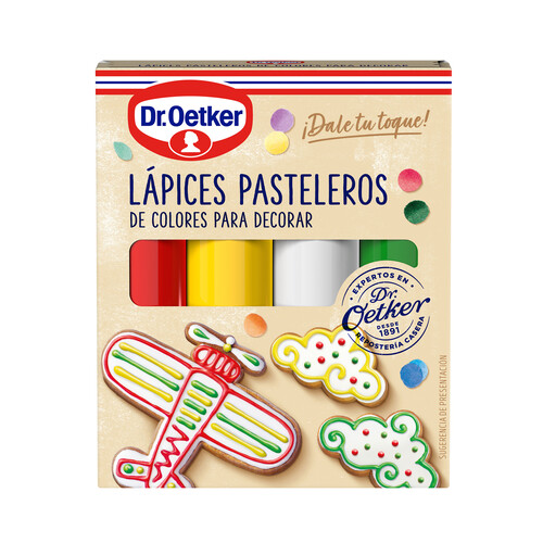 Lápices pasteleros DR. OETKER 76 g.