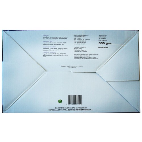BLANCO Corbatas de Unquera 330 gr,