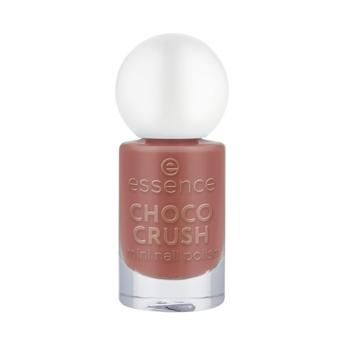 ESSENCE tono 17 marrón chocolate intenso Mini esmalte de uñas con aroma a chocolate.
