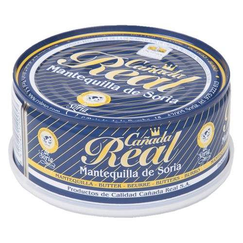 CAÑADA REAL Lata de mantequilla de Soria sin sal CAÑADA REAL 250 g.