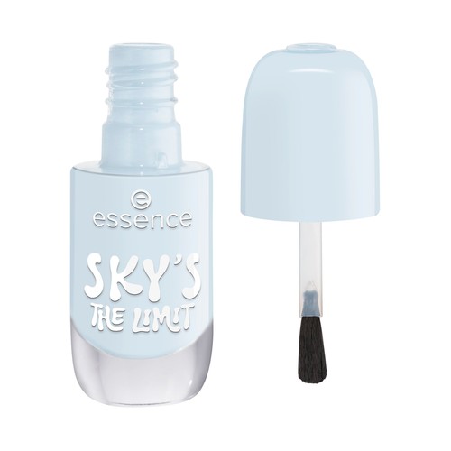 ESSENCE tono 31 Sky´s the limit azul bebé apagado Esmalte de uñas en gel de larga duración.