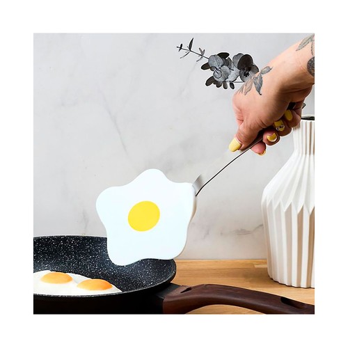 Espátula de acero inoxidable con forma de huevo frito, COOK CONCEPT.
