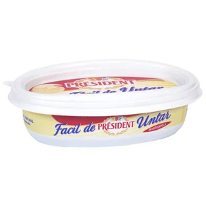 PRÉSIDENT Mantequilla fácil de untar PRESIDENT tarrina de 125 gr