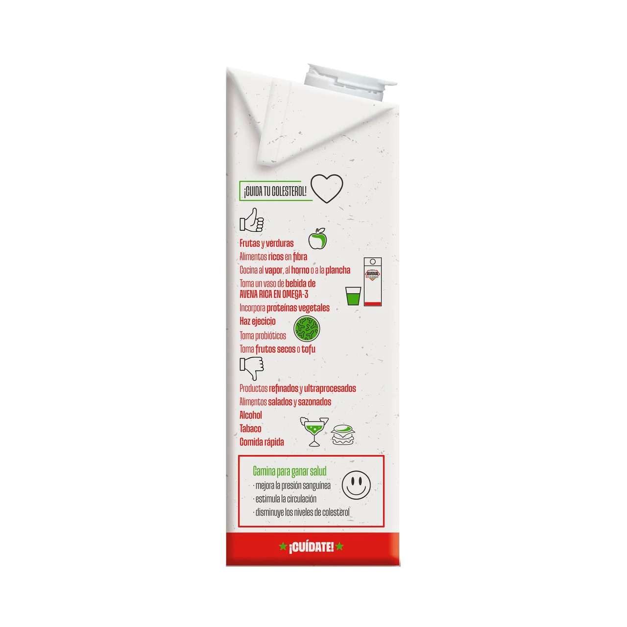 SORIA NATURAL Colesterol Bebida vegetal de avena ecológica rica en Omega 3 1 l