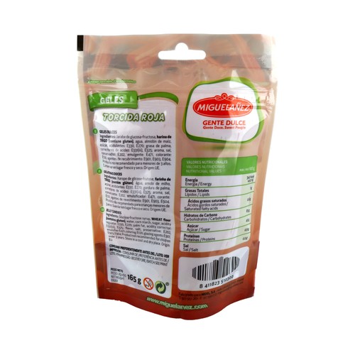 MIGUELAÑEZ Regaliz rojo 165 g.