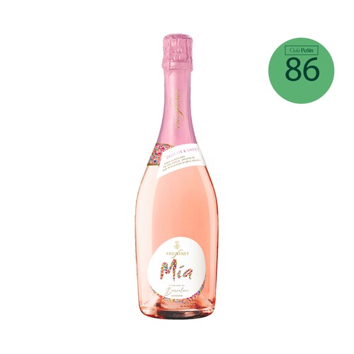 Vino rosado frizzante y espumoso, dulce y delicado FREIXENET Mía botella de 75 cl.