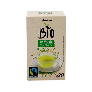 Imagen de ALCAMPO ECOLÓGICO Té verde Bio 20 uds. 28 gr.