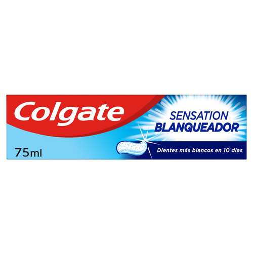 COLGATE Pasta de dientes con flúor, acción blanqueadora y microcristales limpiadores COLGATE Sensation 75 ml.