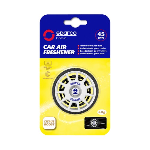 Ambientador llanta citrus boost. SPARCO