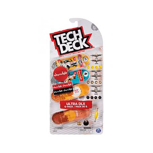 Pack de 4 Finger Skate TECH DECK, modelos surtidos, 