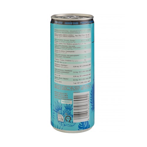 RODEO Bebida energética sabor piña coco lata 250 ml.