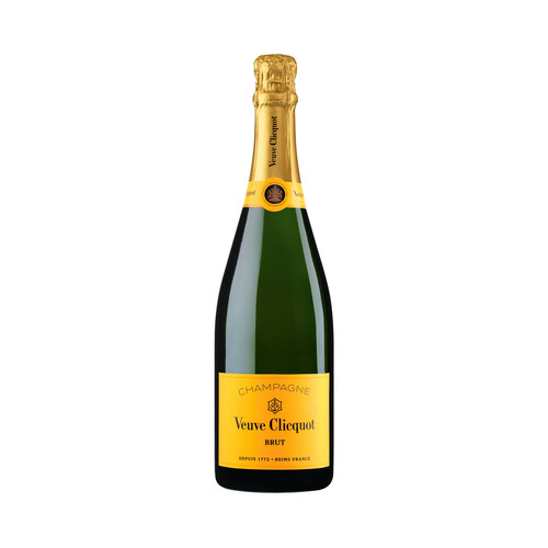 VEUVE CLICQUOT Champagne brut elaborado en Francia botella de 75 cl.