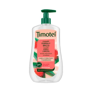 TIMOTEI Champú fuerza y brillo para cabellos debilitados y quebradizos 600 ml.