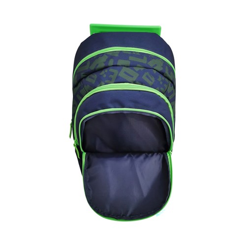 Mochila con ruedas 2 compartimentos New Shape. MINECRAFT