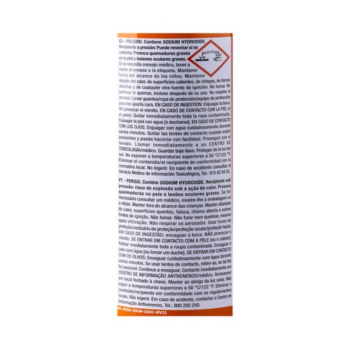 PRODUCTO ALCAMPO Limpiador hornos, aerosol PRODUCTO ALCAMPO 500 ml.