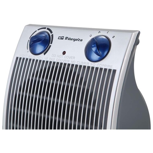 Calefactor eléctrico ORBEGOZO FH 6031, 2200W,  2 modos, termostato.