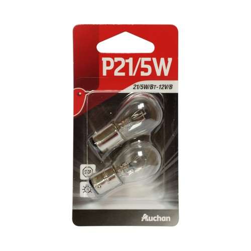 2 bombillas P21W, PRODUCTO ALCAMPO.