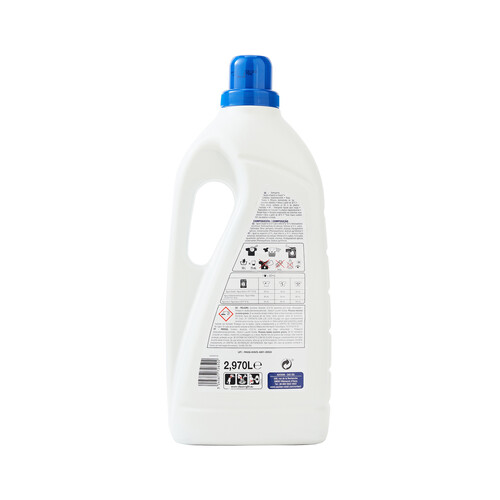 PRODUCTO ALCAMPO Detergente líquido fresco y limpio PRODUCTO ALCAMPO 55 lav. 3 l.