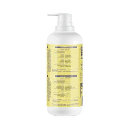 E"LIFEXIR Baby care Gel-champú dermatológico sin gluten, para pieles sensibles y con tendencia atópica 500 ml.