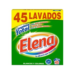 Imagen de ELENA Limpieza Total Detergente en polvo 45 DS