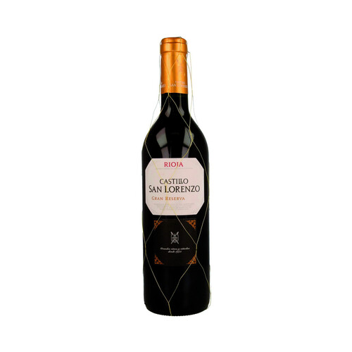 CASTILLO SAN LORENZO  Vino tinto gran reserva con D.O. Rioja CASTILLO SAN LORENZO botella de 75 cl.